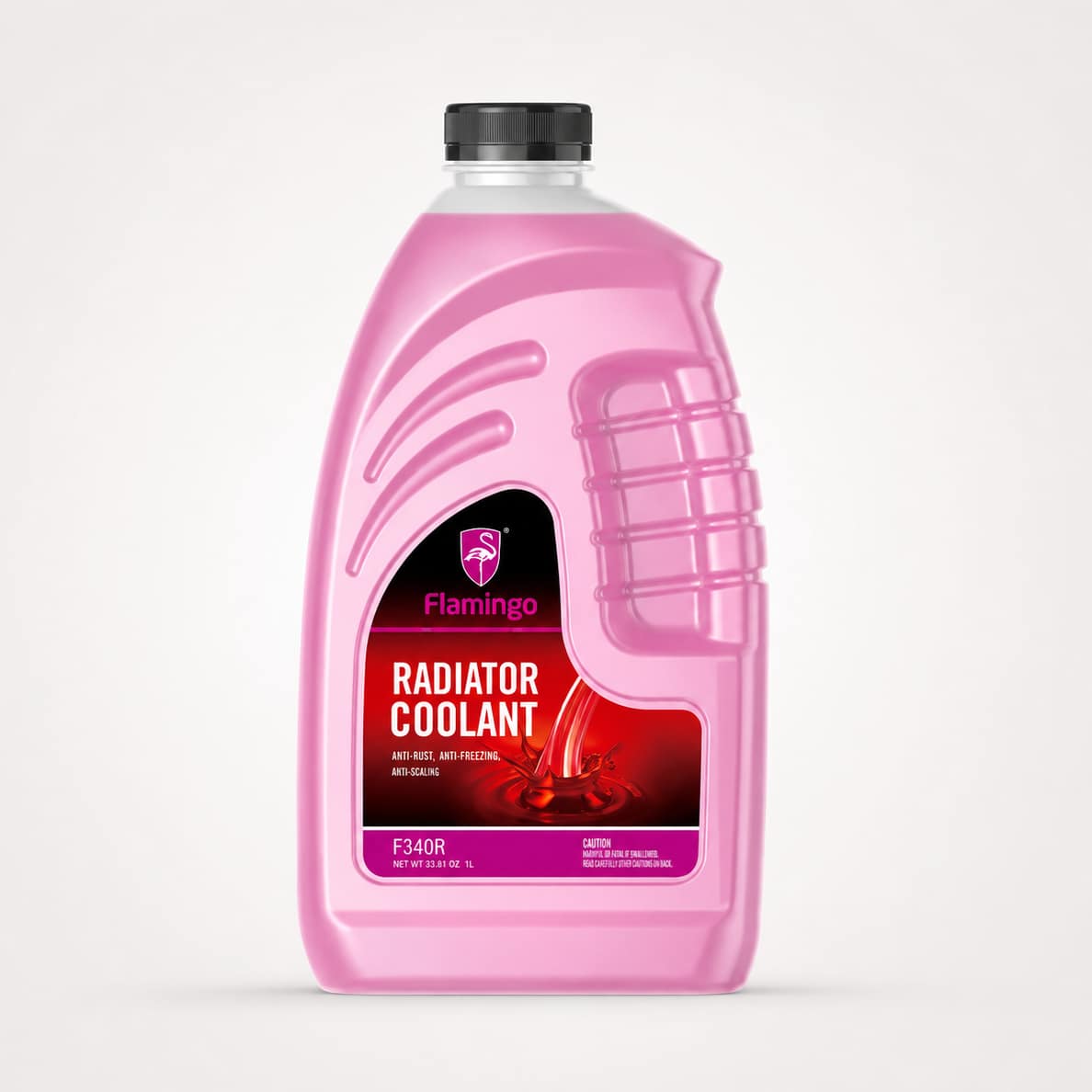 FLAMINGO RADIATOR COOLANT 1LTR-RED/PINK