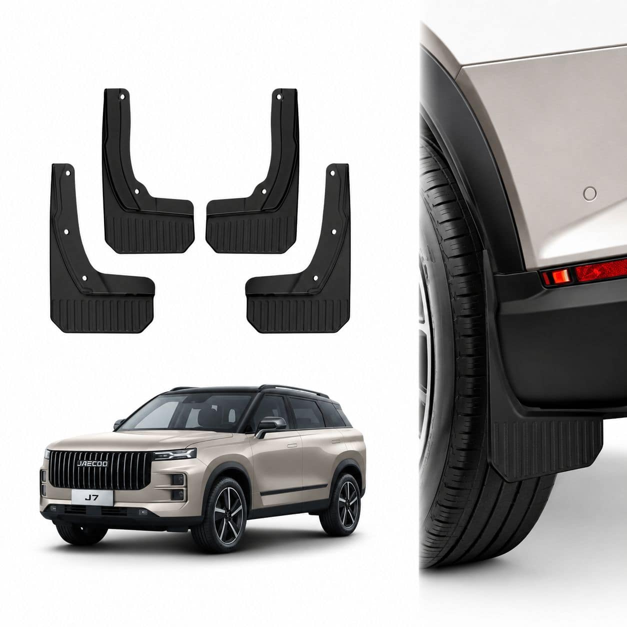 MUD FLAPS FOR JAECOO J7 (2025-ON)-OEM QUALITY