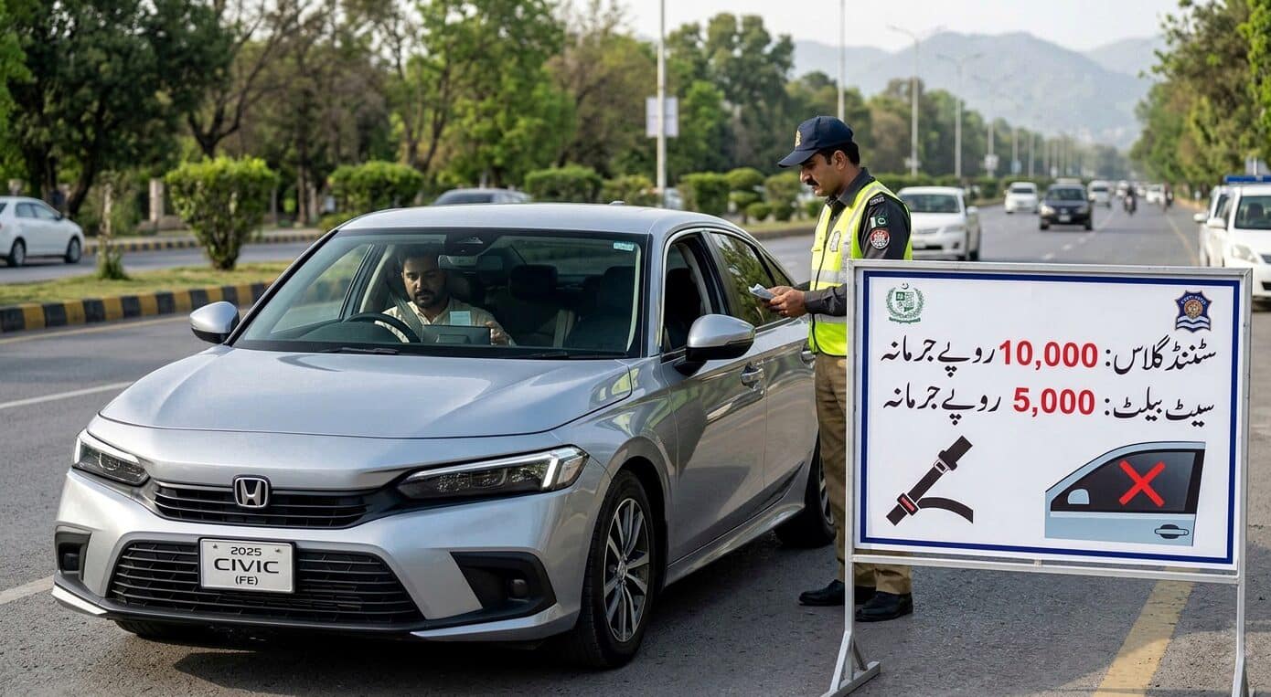 Navigating Pakistan’s Strict 2026 Traffic Laws: How to Avoid Massive Fines for Tinted Glass, Seatbelts, and Lights