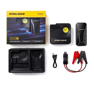 STEEL MATE 2 in 1 JUMP STARTER & TYRE INFLATOR (EMERGENCY RESCUE PACKAGE)