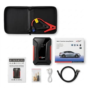 M-POWER MULTI FUNCTIONAL PORTABLE JUMP STARTER & TYRE INFLATOR