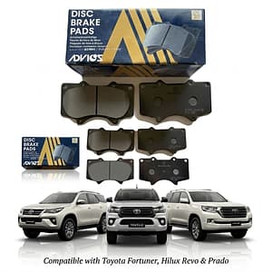 FRONT BRAKE PADS FORTUNER/PRADO/REVO-ADVICS JAPAN