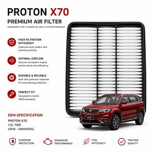 AIR FILTER FOR PROTON X70 (2022-ON)-OEM QUALITY
