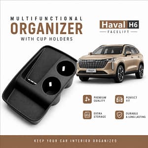 SILICON CUP HOLDER TRAY FOR HAVAL H6 FACELIFT (2025-ON)