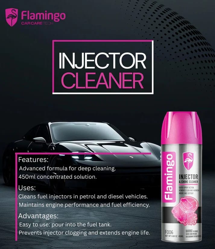 FLAMINGO INJECTOR & CHOKE CLEANER 450ML - Image 3