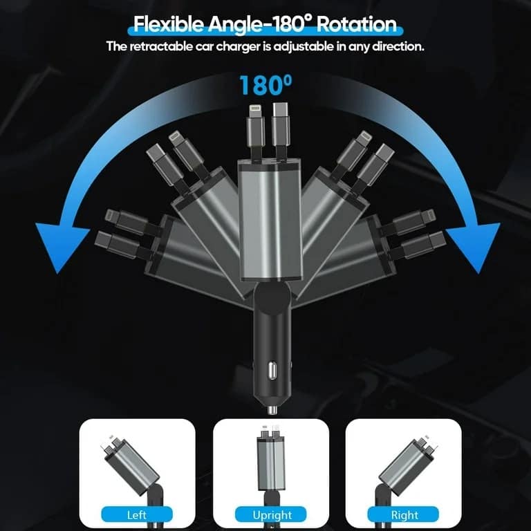 SUPER FAST CAR CHARGER 120W-4 IN 1 - Image 6