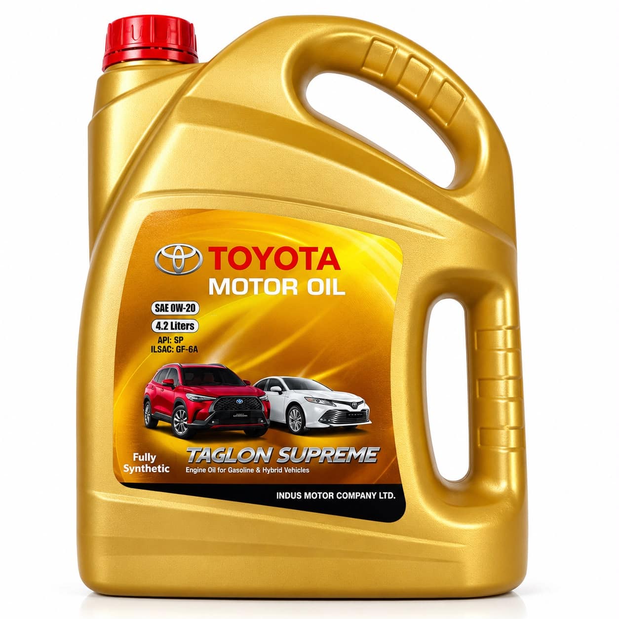 TOYOTA TAGLON SUPREME GASOLINE & HYBRID ENGINE OIL 0W-20 API:SP 4.2LTR-GENUINE